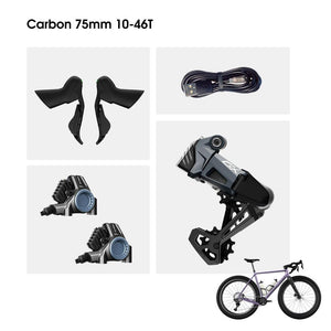 Gravel Bike Cambio Bicicletta Wireless WHEELTOP EDS-TX Cambio