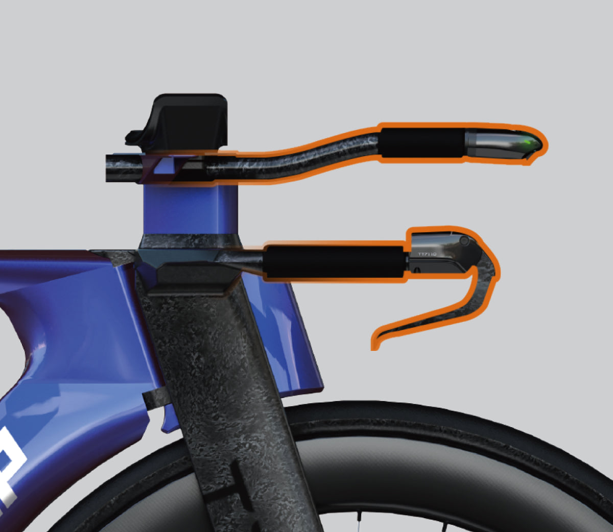 WHEELTOP EDS TT Wireless Carbon Electronic Shifter Derailleur WHEELTOP EDS TT Wireless Carbon Electronic Shifter Derailleur
